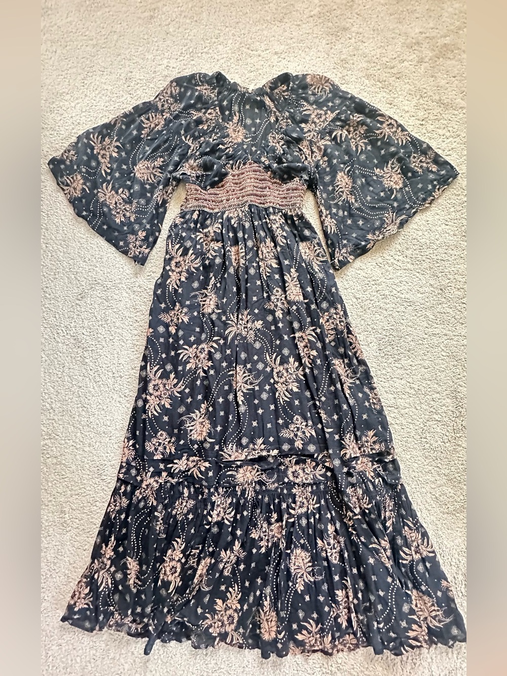 Free People Golden Hour Maxi Dress Size S